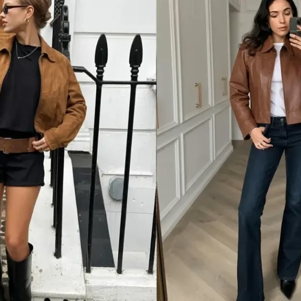 suede jacket outfit