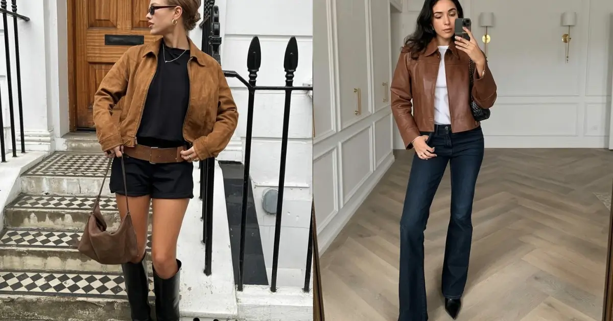 suede jacket outfit