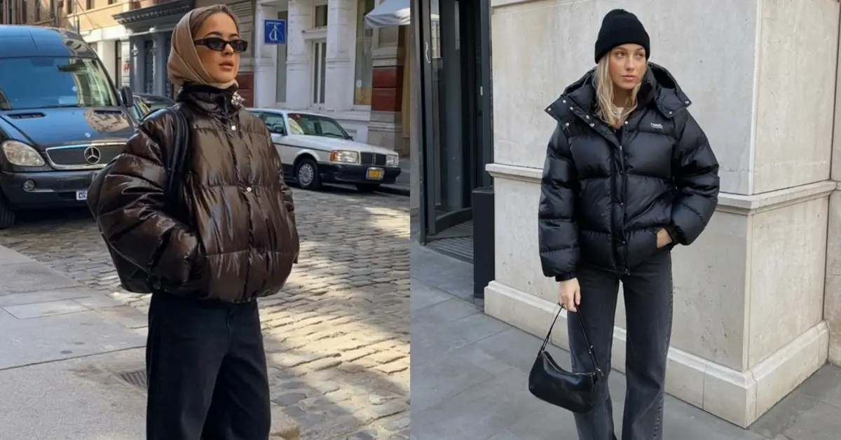 puffer jacket outfit