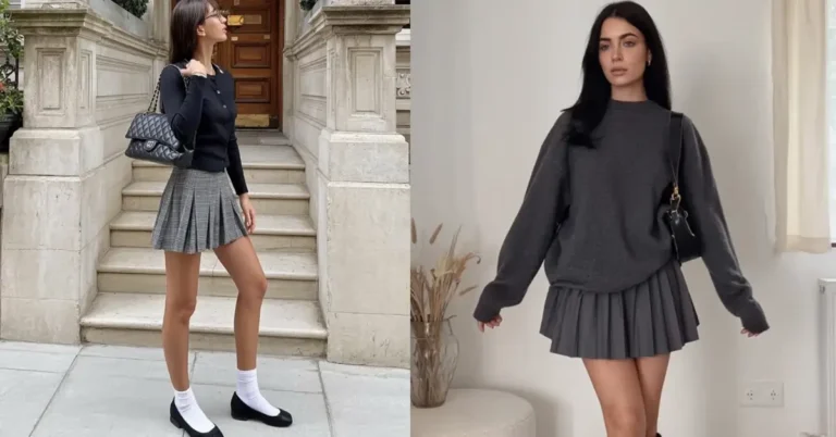 mini skirt outfit