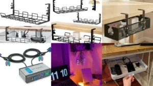 19+ Genius Desk Cable Tray Ideas That Hide Messy Wires