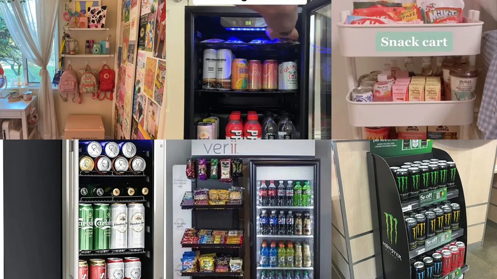 17+ Genius Mini Fridge Setup Ideas Room Hacks