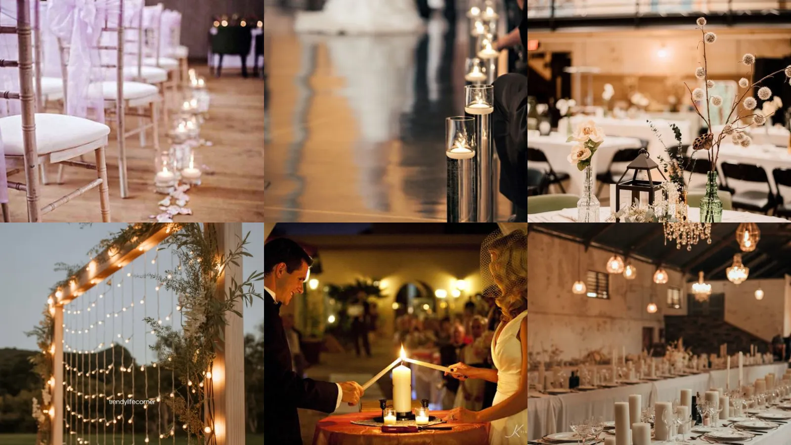 18+ Stunning Wedding Candle Aisle Ideas That Steal the Show