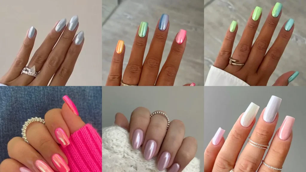 30+ Chrome French Nails You Can’t Get Around Right Now