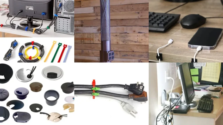 18+ Genius Desk PC Cable Ideas That Hide The Mess