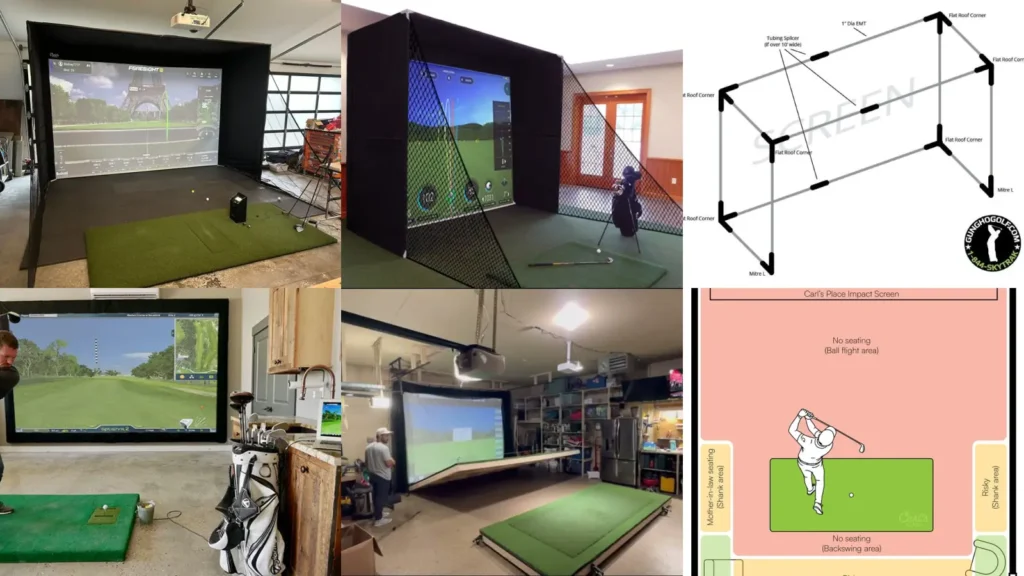 20+ Golf Simulator Garage Ideas That Transform Your Space