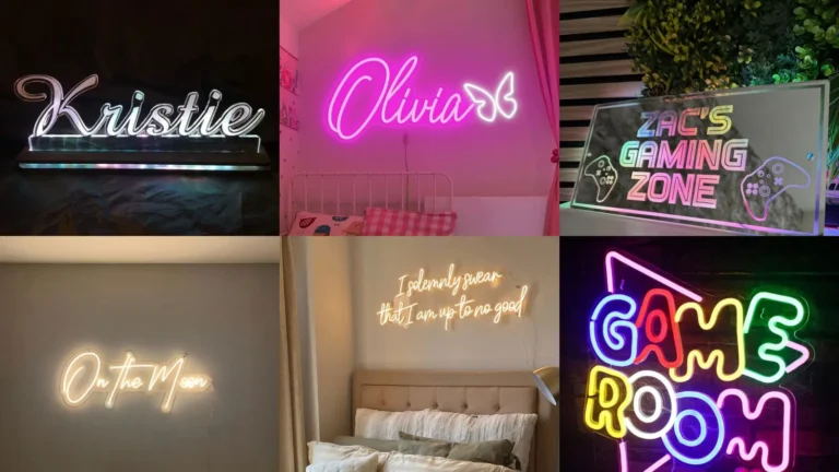 17+ Stunning Led Sign Ideas Custom Room Designs