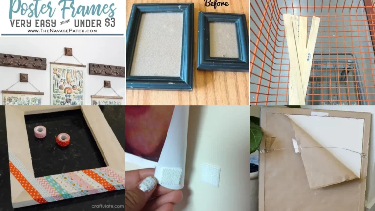 20+ Genius Poster Frame Hacks Cheap That Transform Your Walls