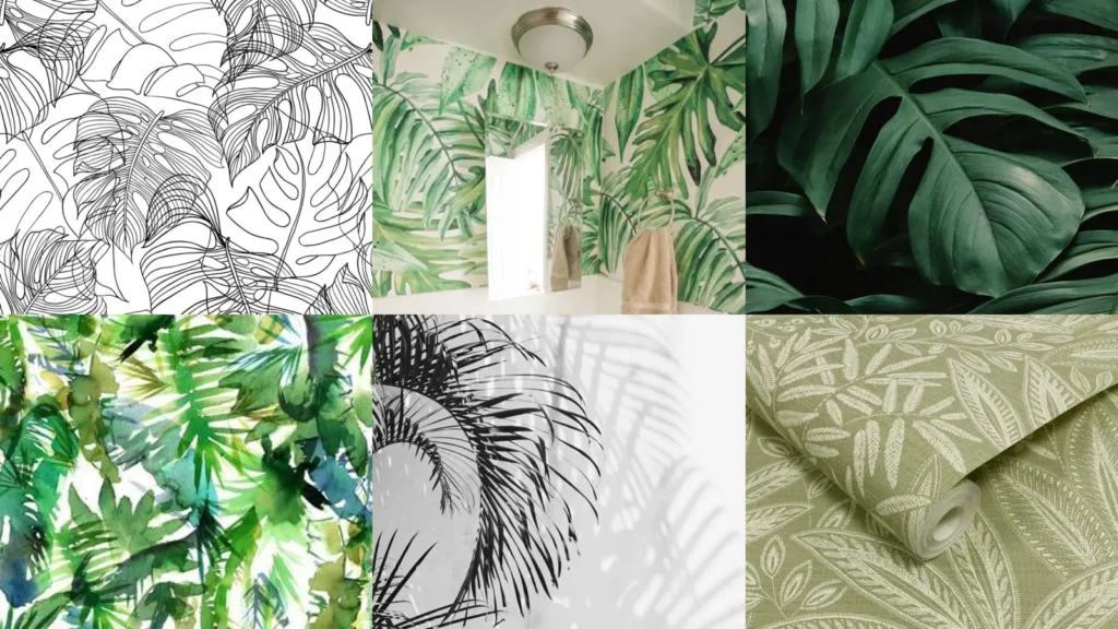 22+ Stunning Tropical Leaves Wallpaper Designs Transform Rooms