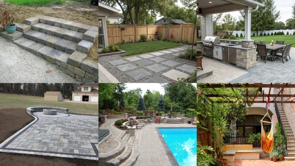 17+ Stunning Backyard Ideas With Pavers That Transform Yards