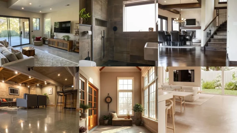 20 Concrete Flooring Ideas From Soft Gray to Pretty Patterns