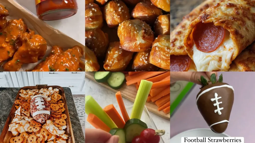 20 Game Day Snacks From Buffalo Wings to Football Brownies