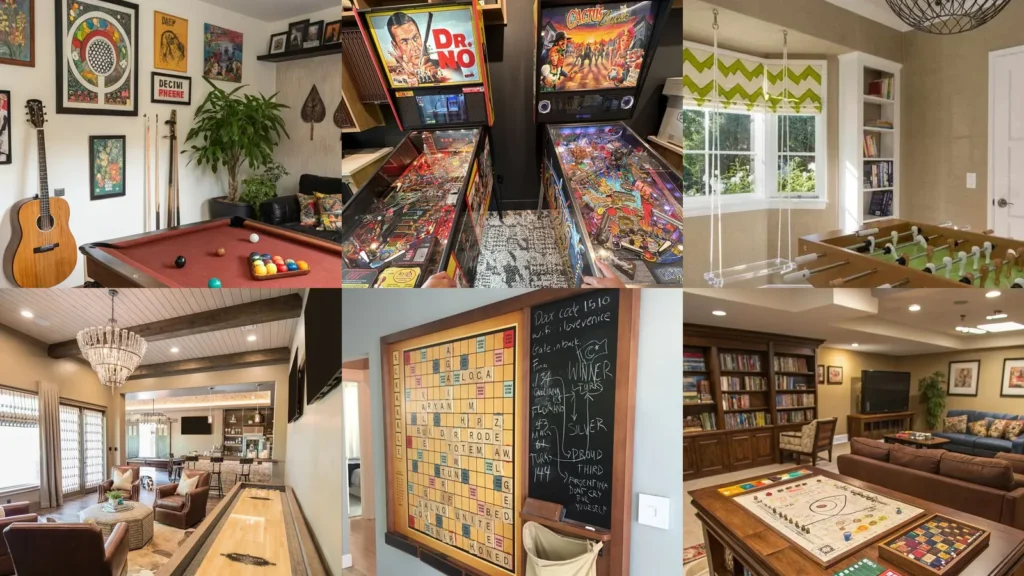 20 Game Room Ideas With Arcade Games, Board Games and More