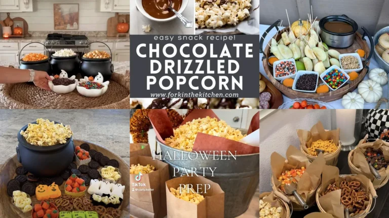 20 Halloween Popcorn Bar Ideas With Ghosts, Candy and Cute Serving Details