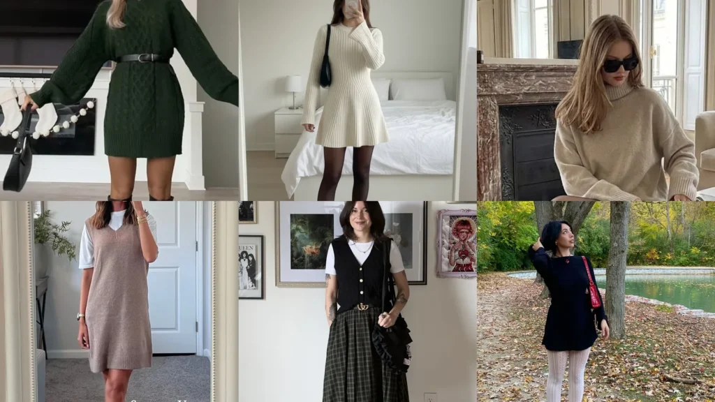 20 Sweater Dress and Layered Outfit Ideas for Petite Styling