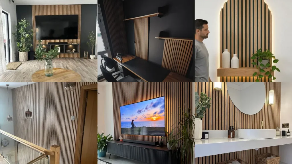 20 Wood Slat Acoustic Panel Ideas for Walls, Ceilings and Little Corners
